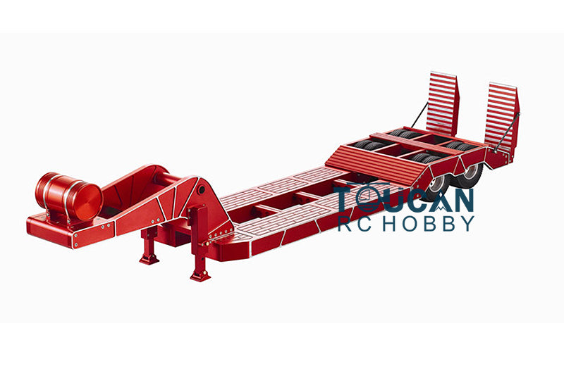 1/14 Metallchassis 2-Achs-Sattelauflieger für RC-Bau-LKW