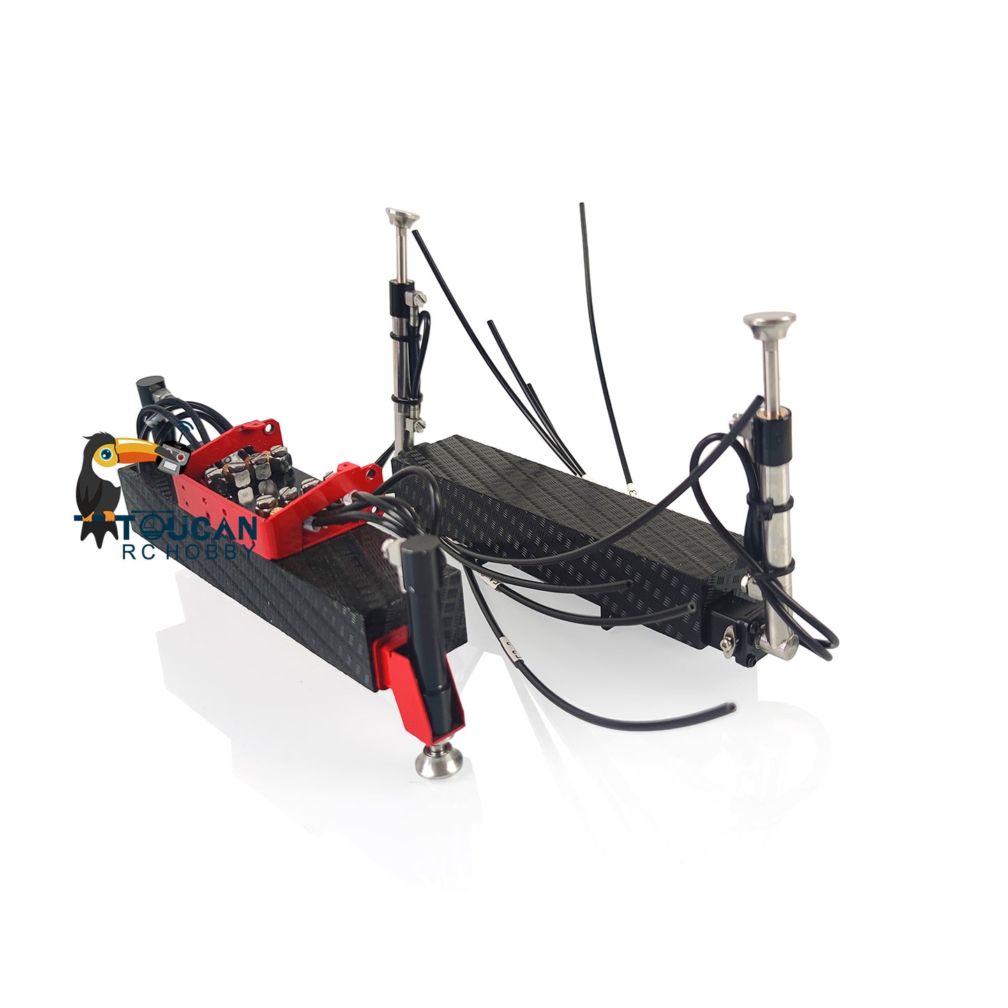 LESU 1/14 RC Hydraulische Lkw Kran Öl Pumpe Dumper