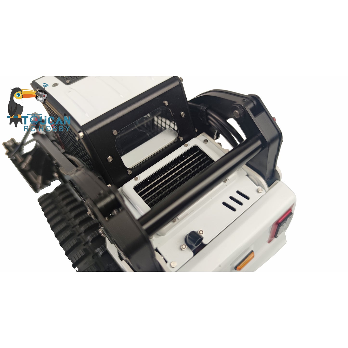 LESU 1/14 Aoue LT5 Metal Hydraulic Tracked Skid-Steer RC Loader DIY Model Lights