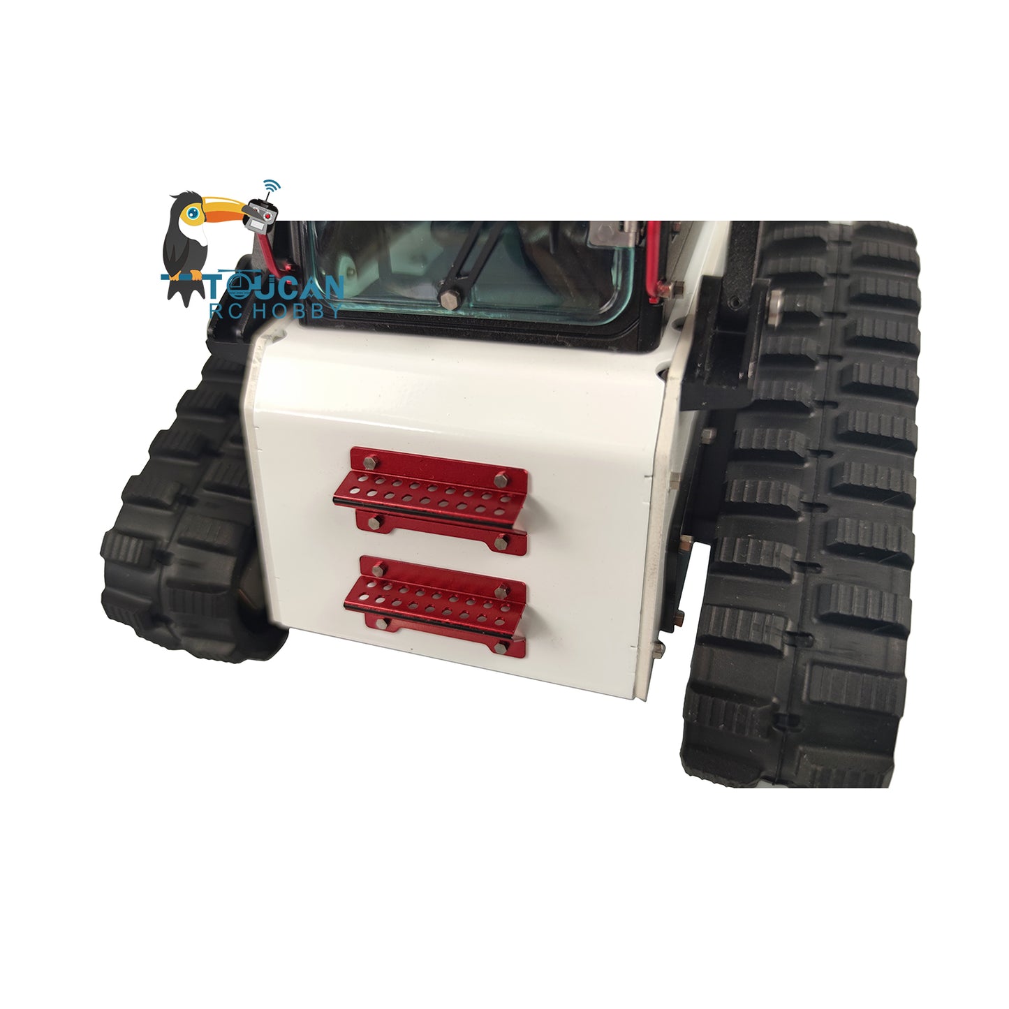 LESU 1/14 Aoue LT5 Metal Hydraulic Tracked Skid-Steer RC Loader DIY Model Lights