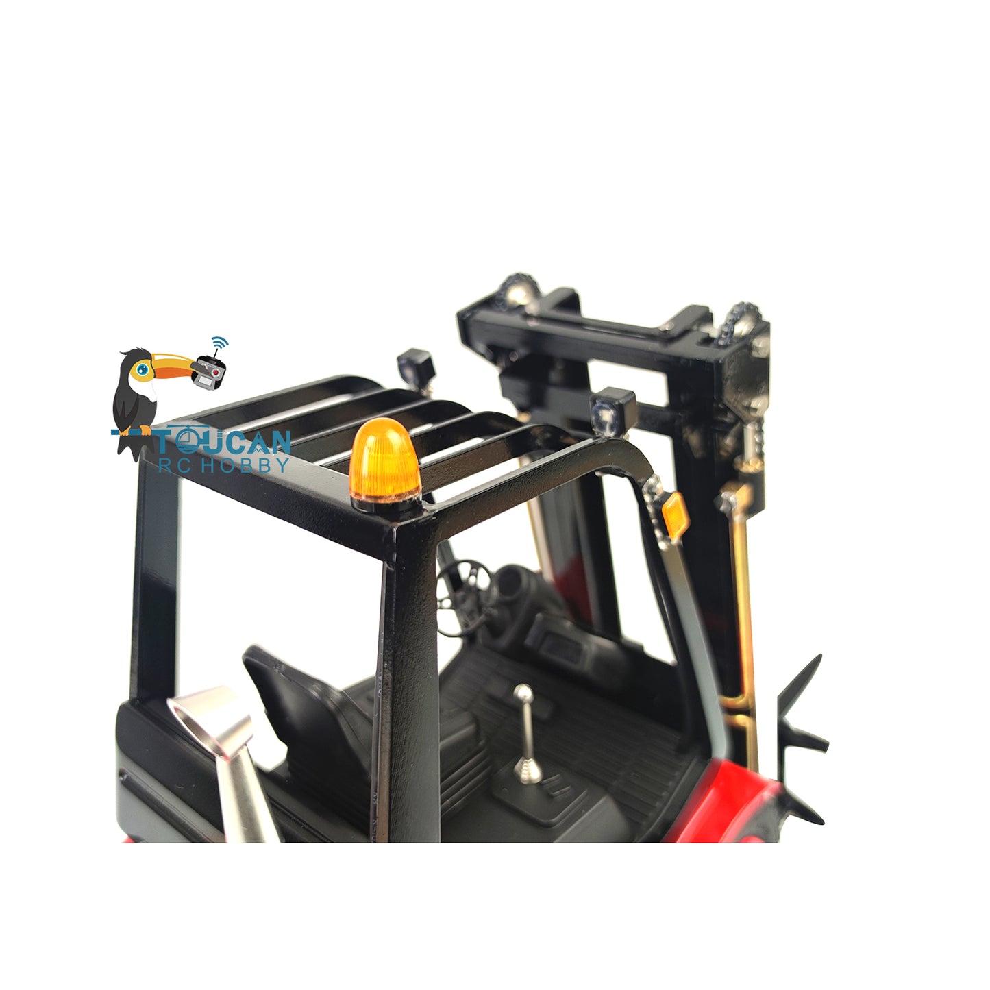 LESU Metall 1/14 Aoue Lackiert Unmontiert RC Hydraulische Gabelstapler A0002