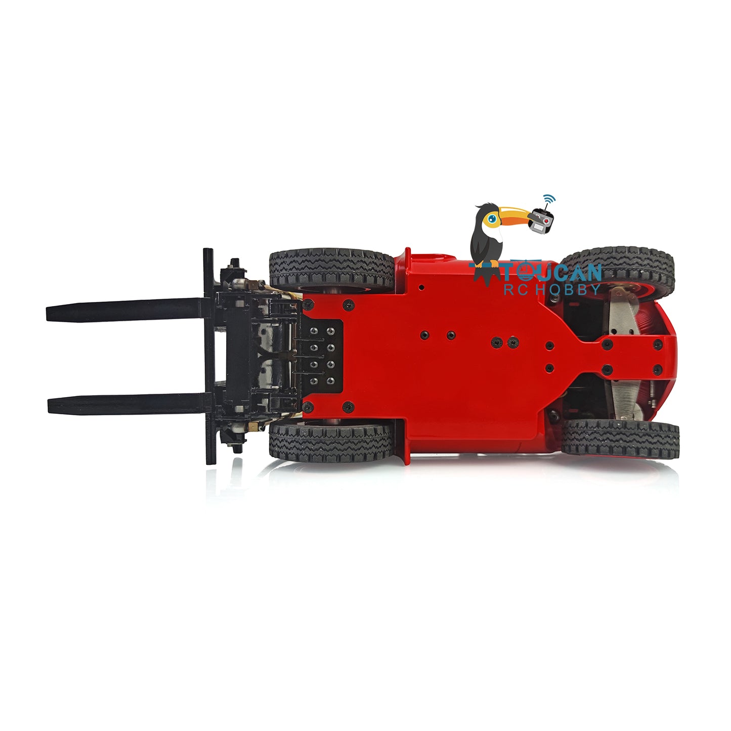 LESU Metall 1/14 Aoue Lackiert Unmontiert RC Hydraulische Gabelstapler A0002