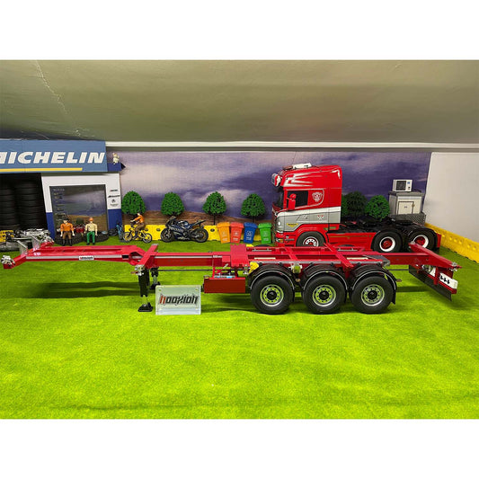 Remorque à châssis FuryBear à 3 essieux pour camion tracteur Tamiya 1/14 RC