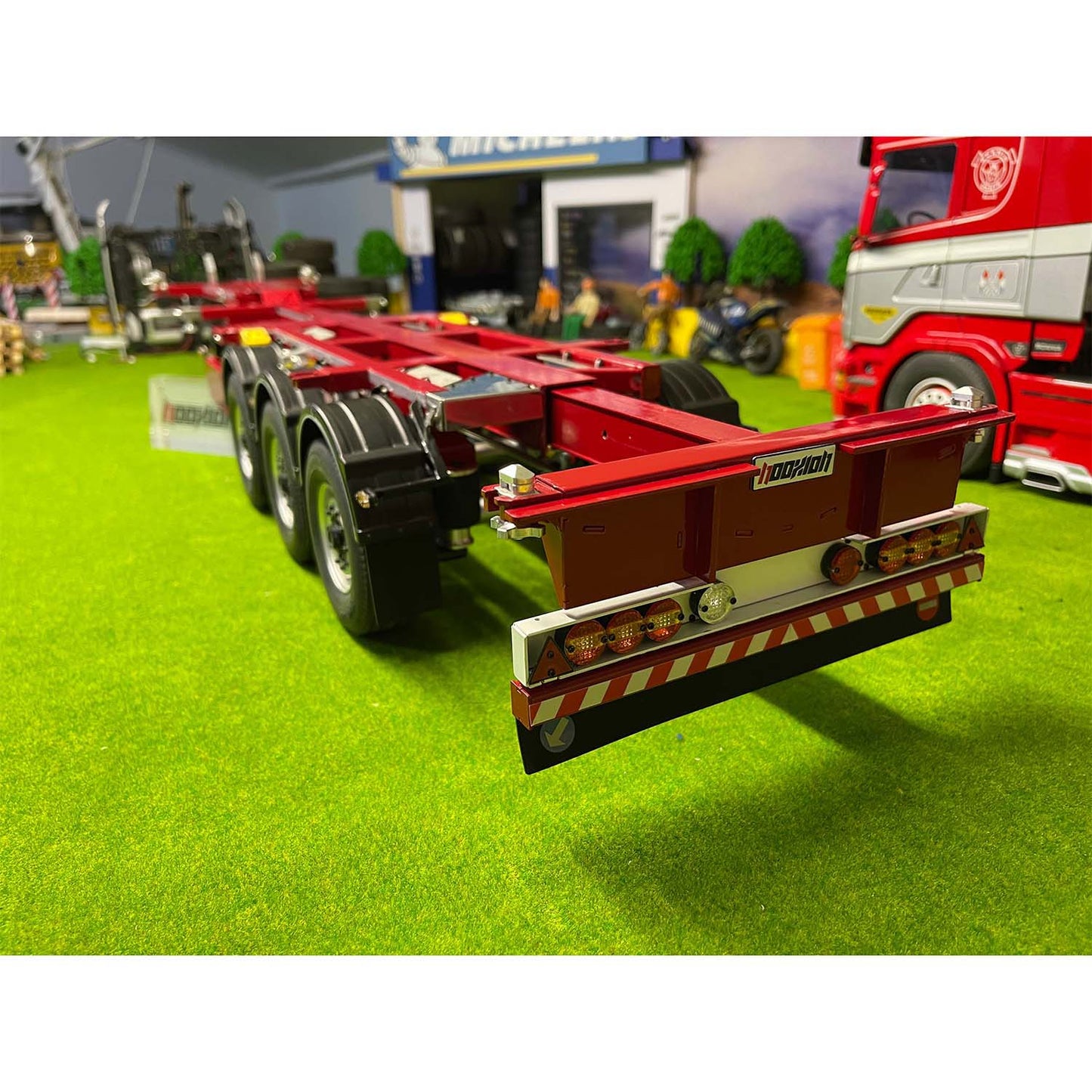 FuryBear 3 Axles Frame Trailer for Tamiya 1/14 RC Tractor Truck