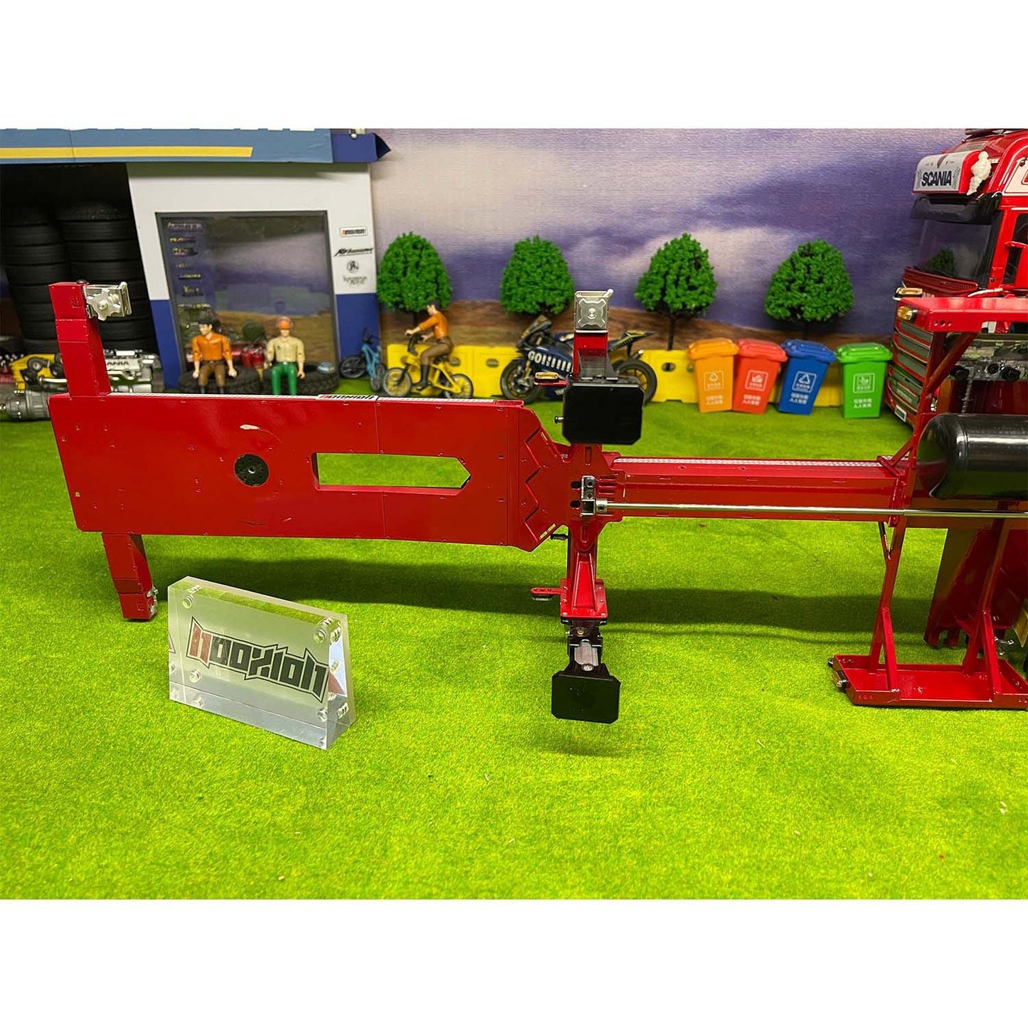 FuryBear 3 Axles Frame Trailer for Tamiya 1/14 RC Tractor Truck