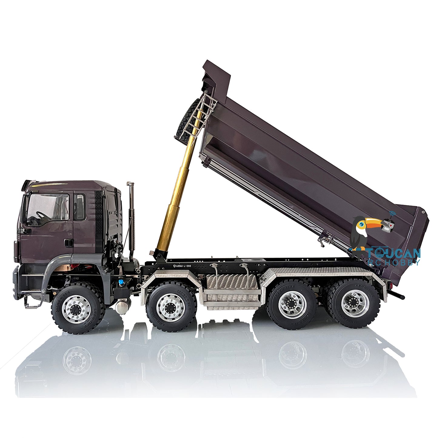 LESU 8x8 Camion-benne hydraulique RC 1/14