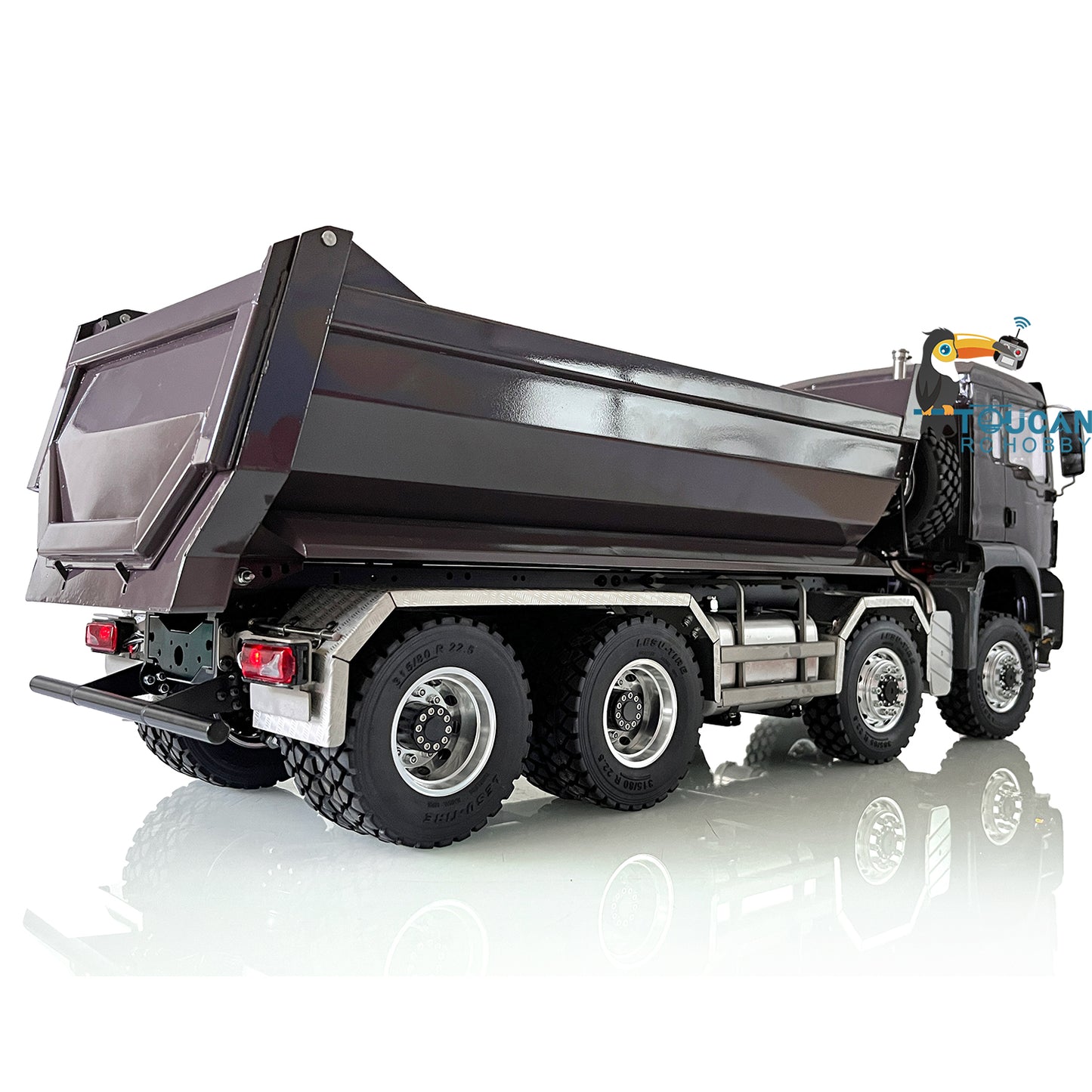 LESU 8x8 Camion-benne hydraulique RC 1/14