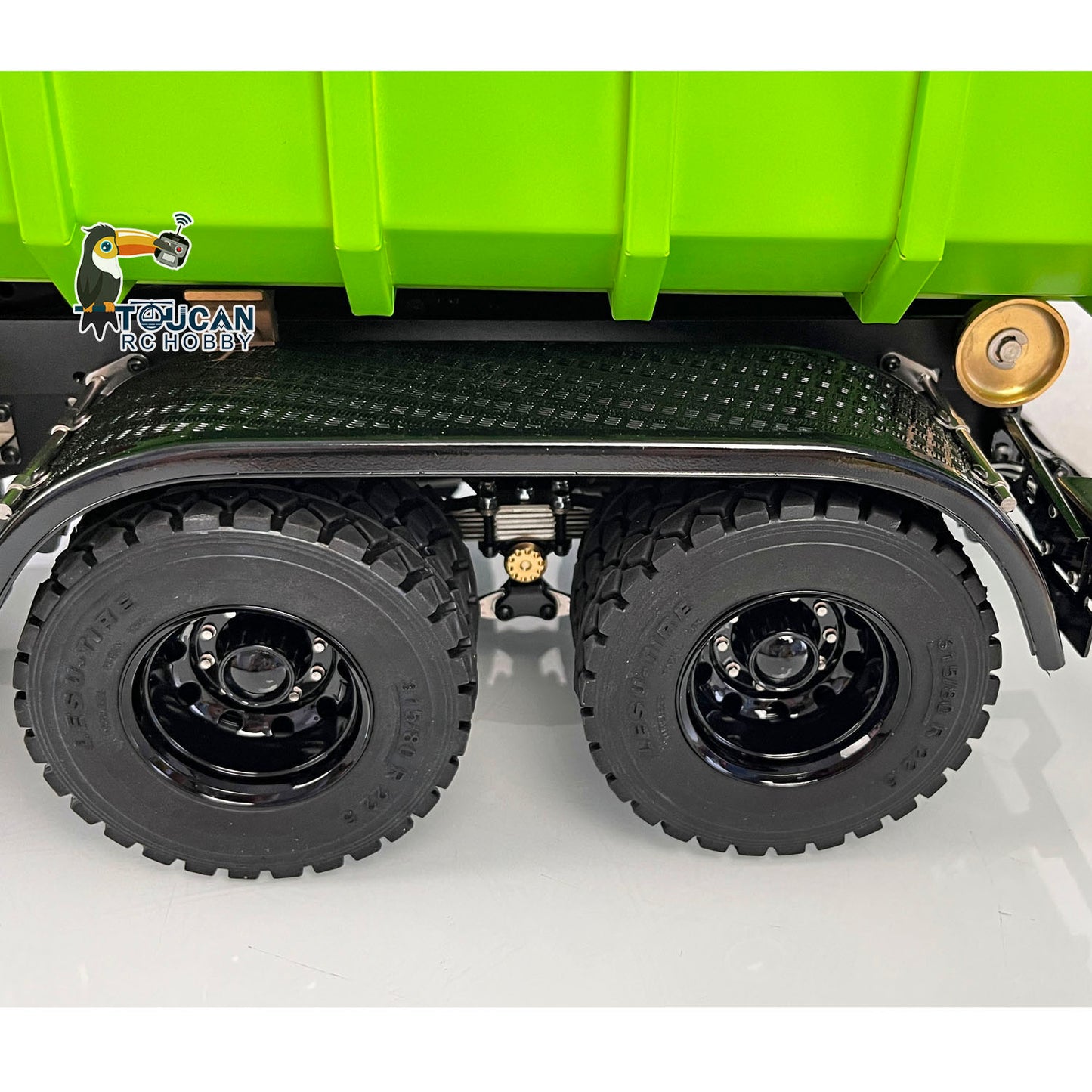 LESU 1/14 8x8 RC Métal Peint Assemblé RTR Camion Basculeur Hydraulique Avec Grue Z0017