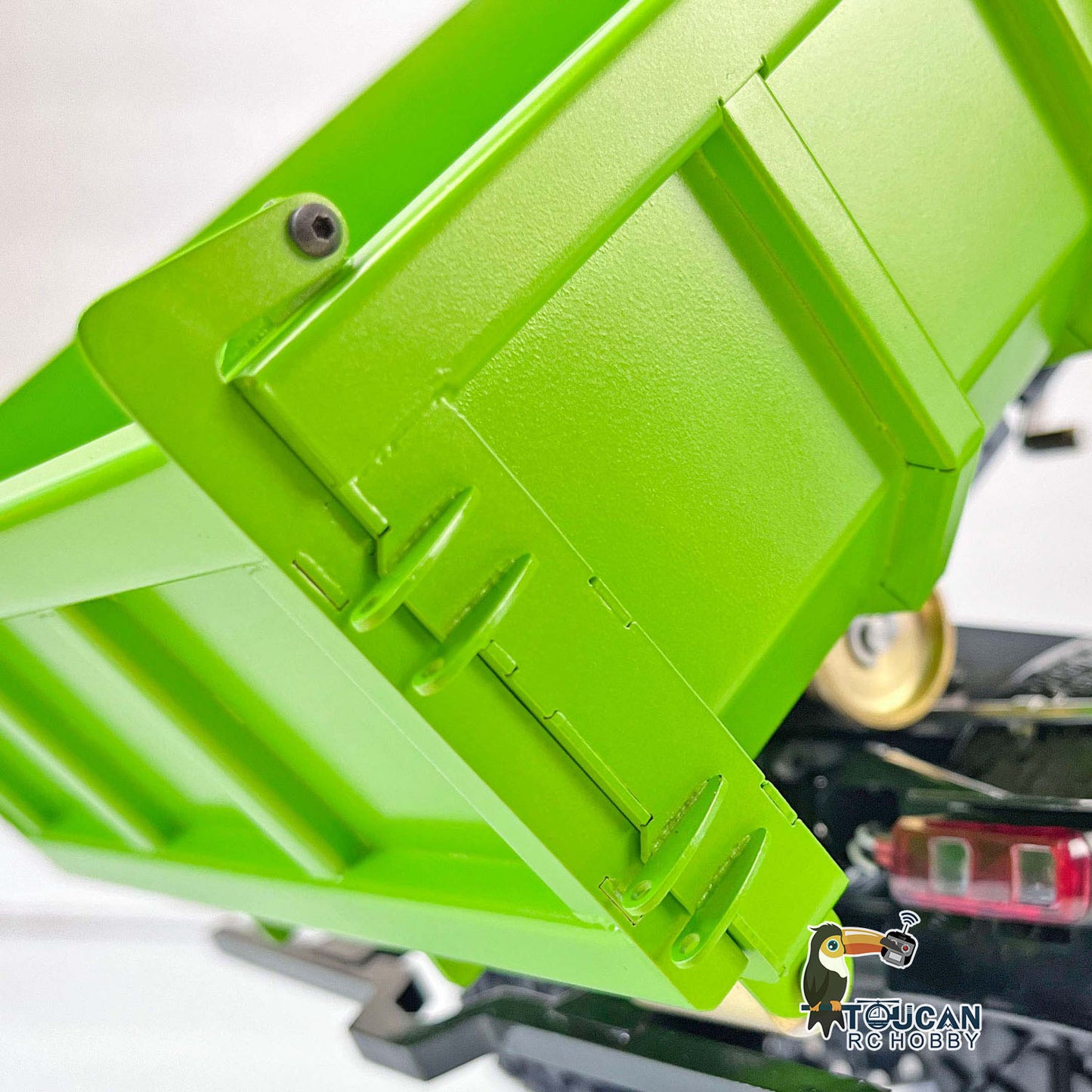 LESU 1/14 8x8 RC Métal Peint Assemblé RTR Camion Basculeur Hydraulique Avec Grue Z0017