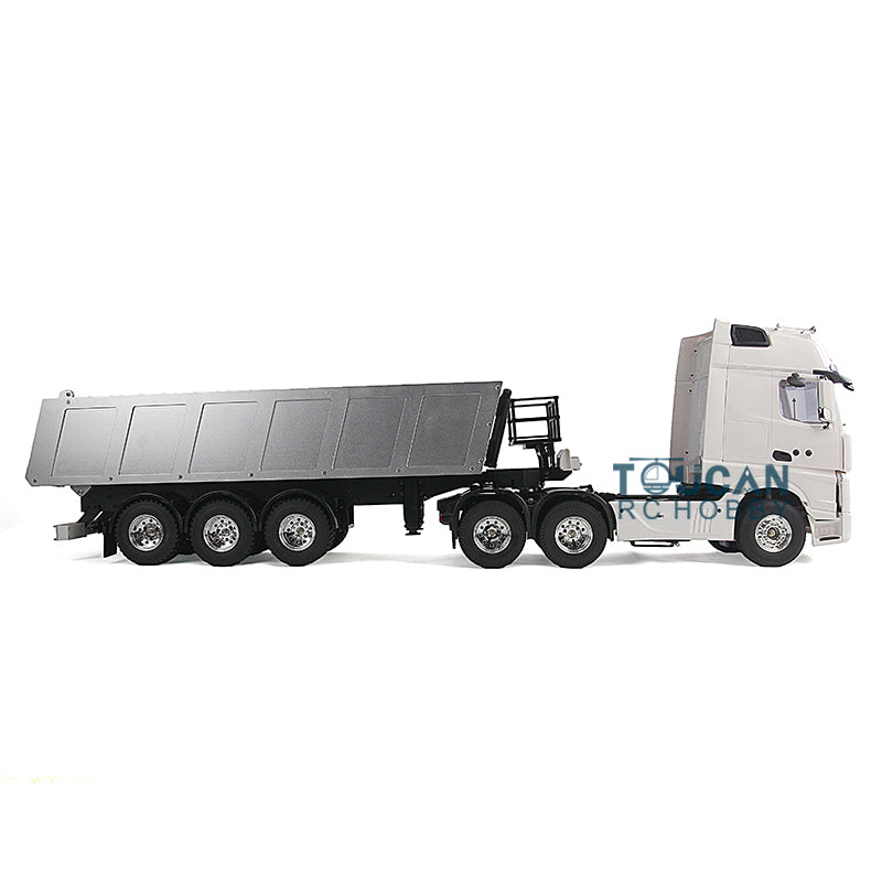 Camion tracteur 6*4 RC 1/14 à benne basculante en métal