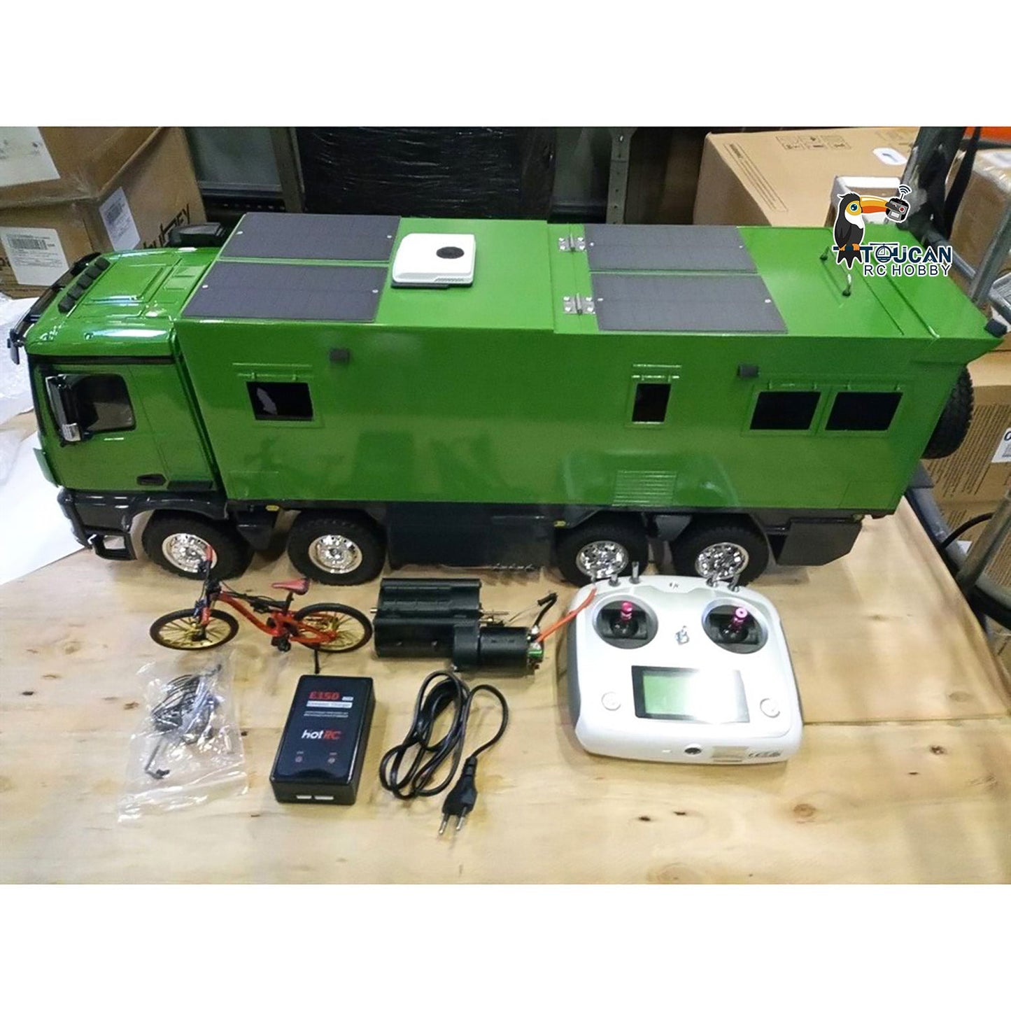 Second Hand Fast Shipping 1/14 RC Recreational Vehicles RTR Remote Control Touring Car Sound Light Smoking