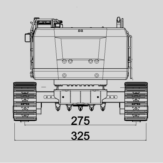 Excavatrice hydraulique à 3 bras 374F RC PL18EV Modèle de pelle en métal 1/14