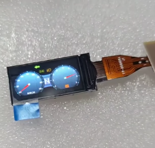 Integrated LCD Instrument Cluster Display for DIY Scale RC Tractor Truck Hydraulic Dumper Crawler Car Off Road Vehicles Model