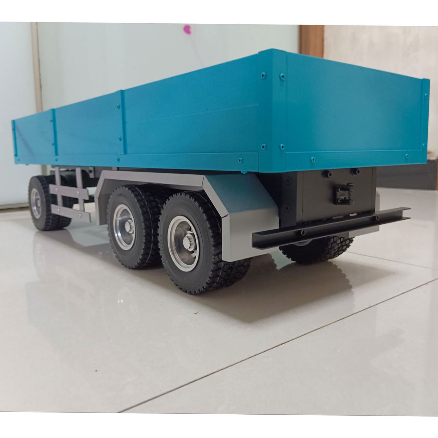 1/14 Metal 3 Axles Full Trailer for RC Tractor Truck