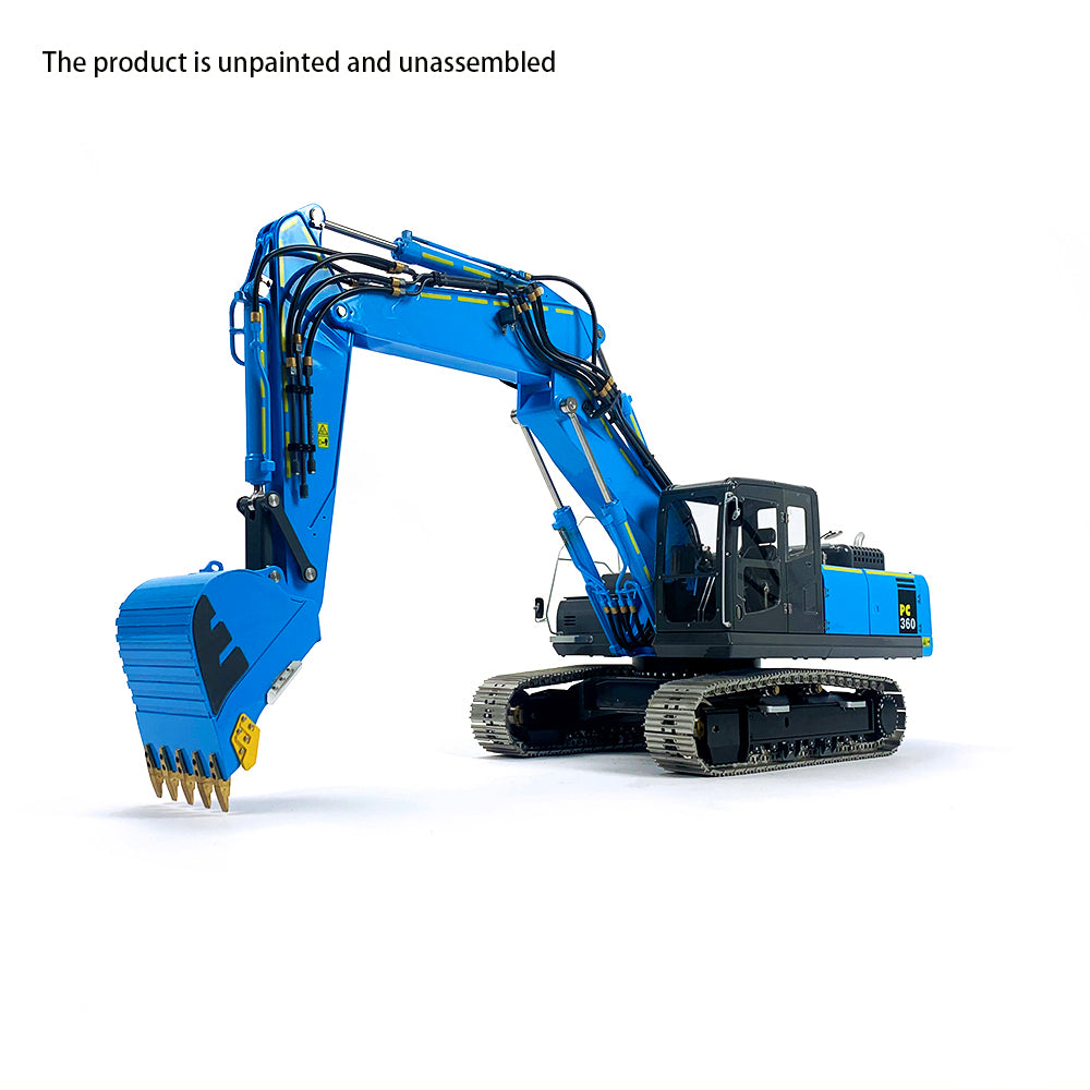 LESU 1/14 RC Hydraulische Bagger AOUE-ET36L 3-Arme Komatsu PC360 Elektrische Bagger Kits