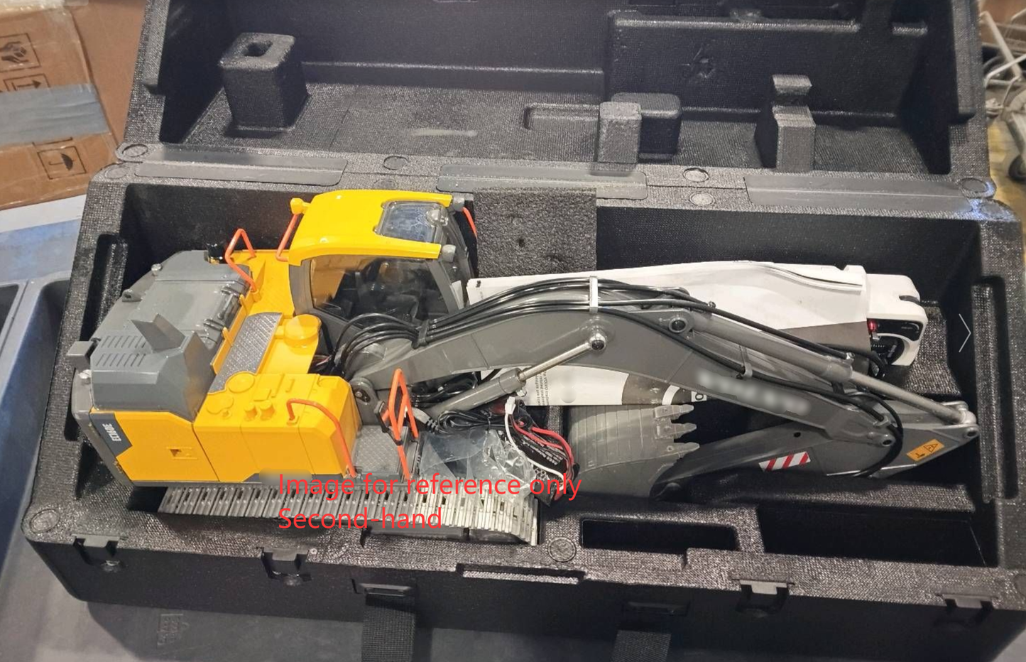 Second Hand CA Stock 1:14 RC Excavator Double E E010 EC160E Full Alloy Metal Engineering Vehicle Toys