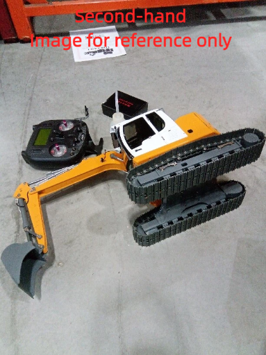 Second Hand US Stock 1/14 RC Hydraulic Excavator R920 JDM-208 Metal Remote Control Digger Model Sound ST8 Radio Light 3-ways Valve