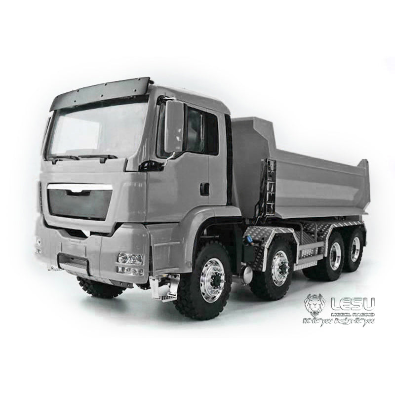 LESU 8*8 Front Hydraulic Dumper Truck Tipper 1/14 RC TAMIYA MAN Model Metal DIY