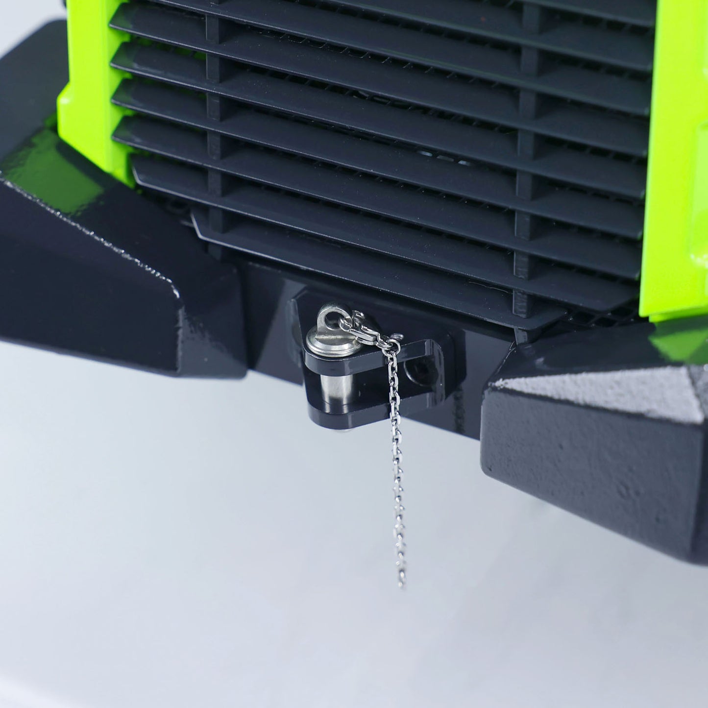 RC construction loader tail hook detail JDM-198 ZW370 metal rear attachment lifting system hydraulic heavy equipment model