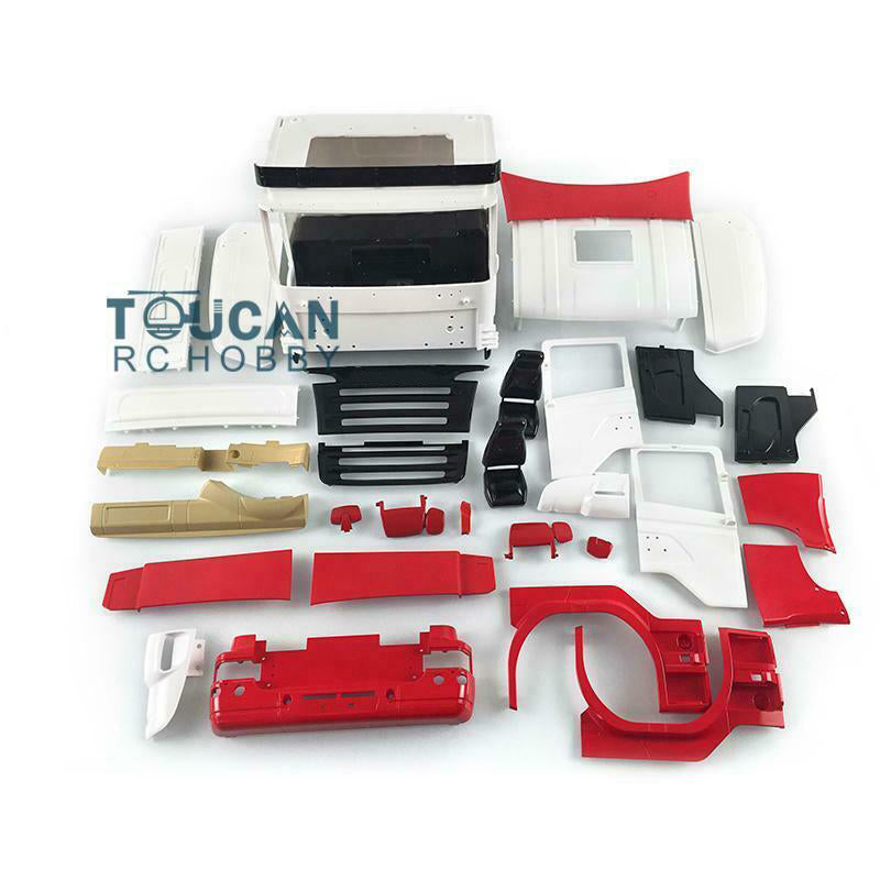 Kunststoff 1/14 Midtop lackiert 3 Achsen 6*4 RC Highline Traktoren