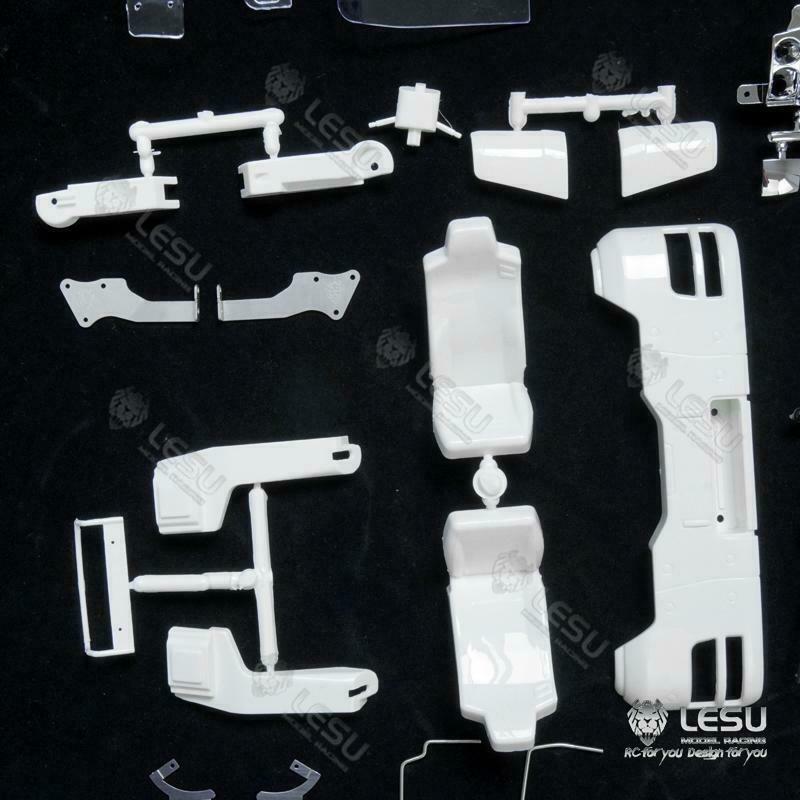 LESU ABS TopLine Dach Kabine Ser für DIY 1/14 RC TAMIYA R620 R470 TGS Lkw Modell