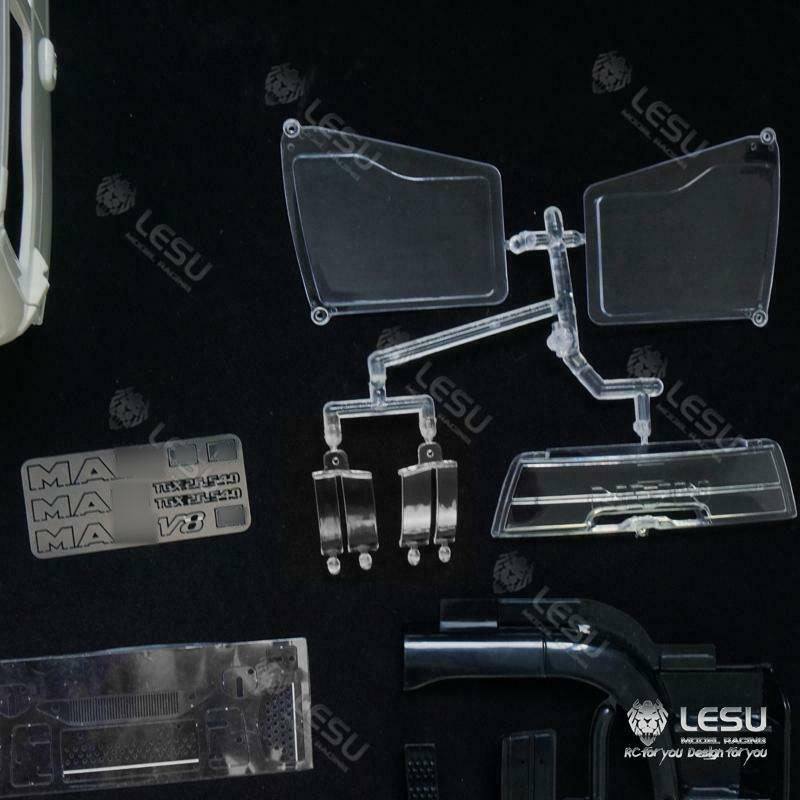 LESU ABS TopLine Dach Kabine Ser für DIY 1/14 RC TAMIYA R620 R470 TGS Lkw Modell