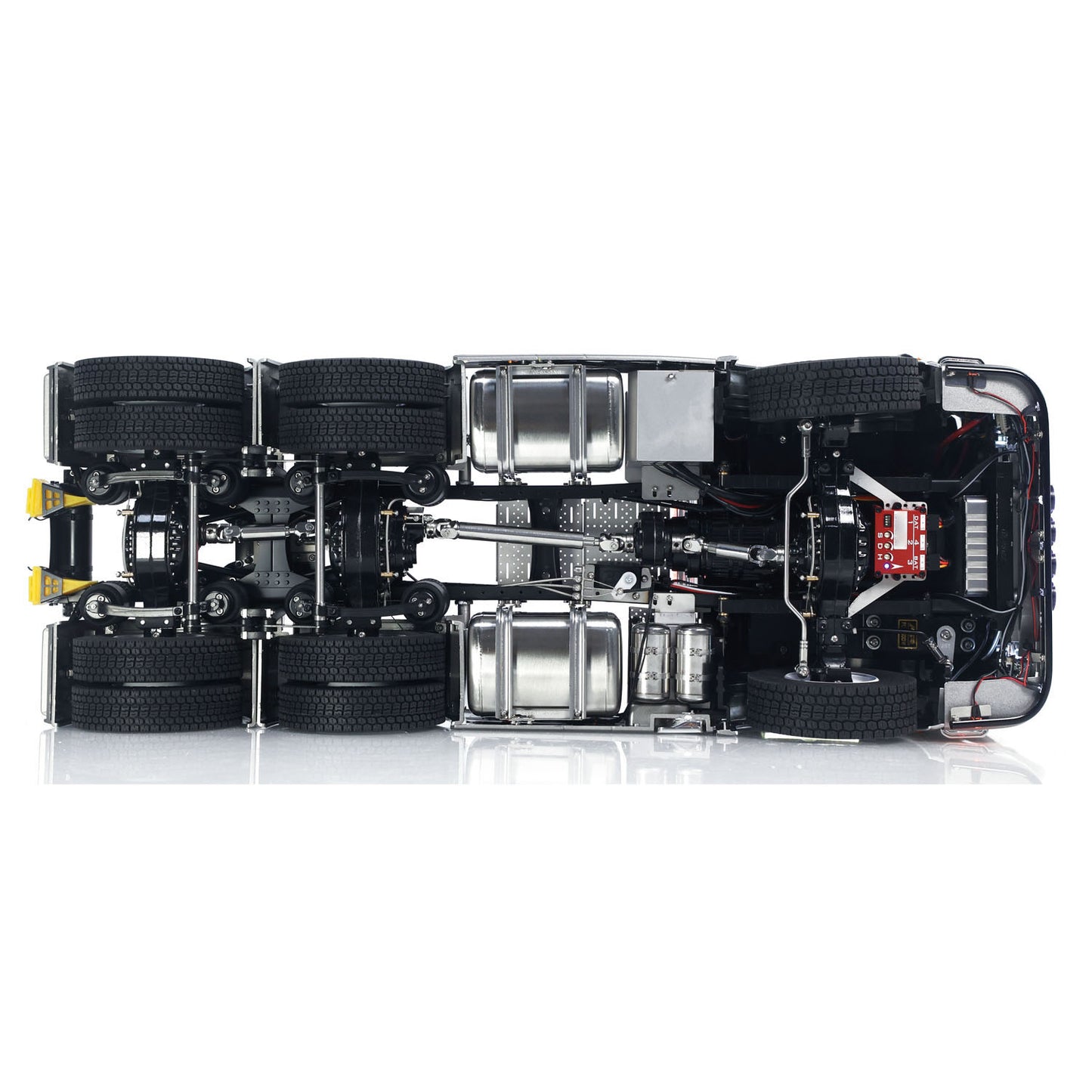 TOUCAN SC 770S 1/14 RC Tractor Truck 6x6 Full Metal Chassis Undercarriage Display System RTR Model