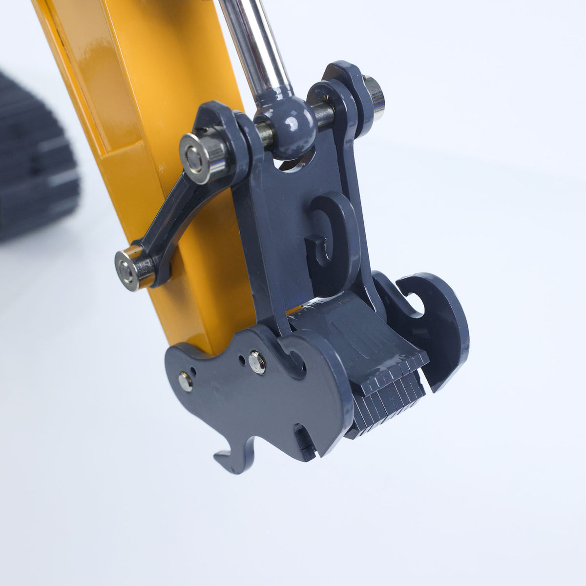 XDRC 945 1/14 Hydraulic Tracked Excavator Boom Hydraulic Close-Up, Cylinder & Manual Quick Connect Joint Structure, Heavy Duty All-Metal Construction