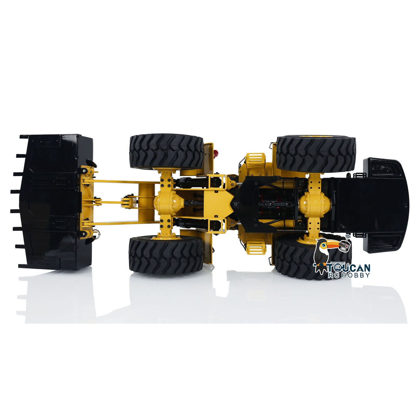 XDRC WA470 1/14 RC Hydraulic Loader Metal Chassis Undercarriage Heavy Duty Base Display