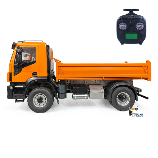1/14 Metall 4x2 RC PNP lackierter zusammengebauter hydraulischer LKW-Dumper mit 2-Gang-Getriebe