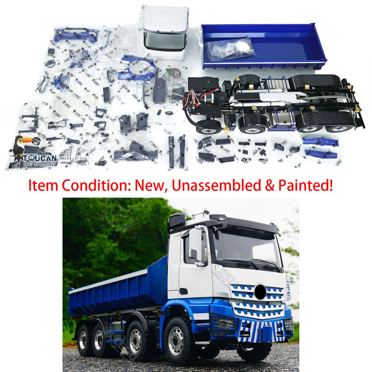 Lesu Boîte De Transmission 2 Vitesses Pour Camion RC 1/14 – Alliage Aluminium