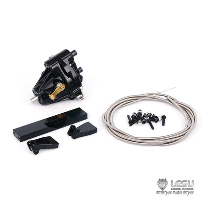 LESU Metall Transfer Fall Differential Sperren Für TAMIYA 1/14 RC Traktor Lkw Dumper