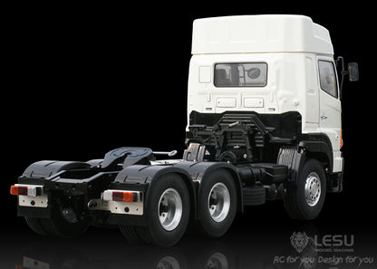 LESU HO700 1/14 6x4/4x2 Remote Control Tractor Truck Metal Chassis 2 Speed Transmission 540 Brushed Motor for RC Hobbyists