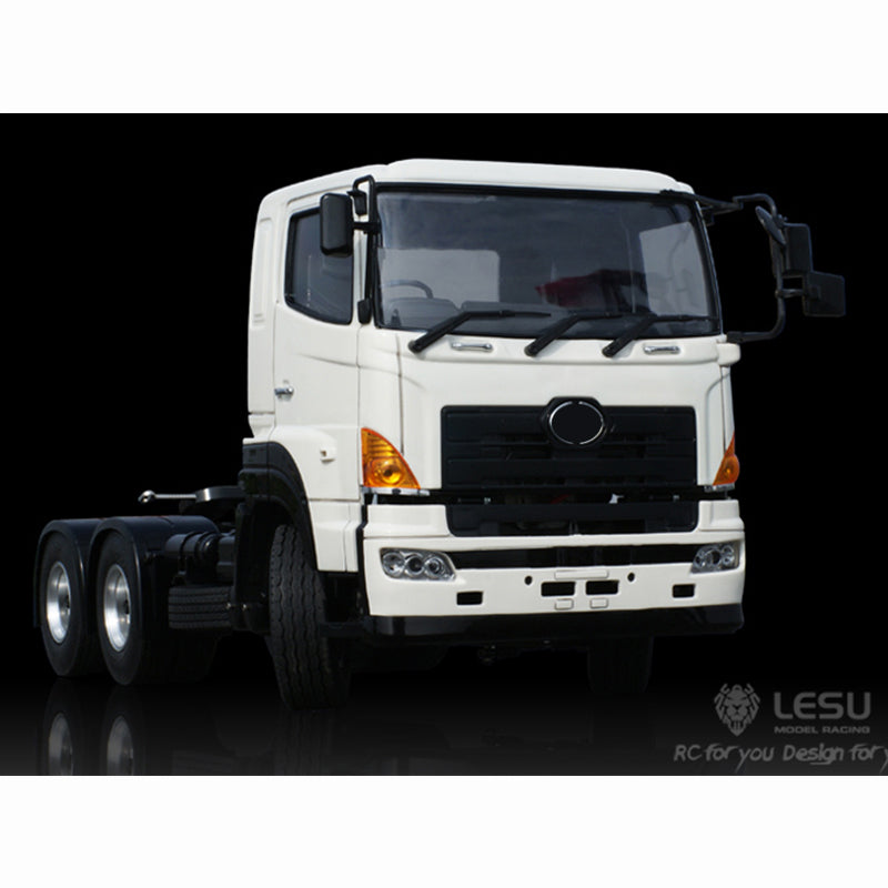LESU HO700 1/14 6x4/4x2 Remote Control Tractor Truck Metal Chassis 2 Speed Transmission 540 Brushed Motor for RC Hobbyists