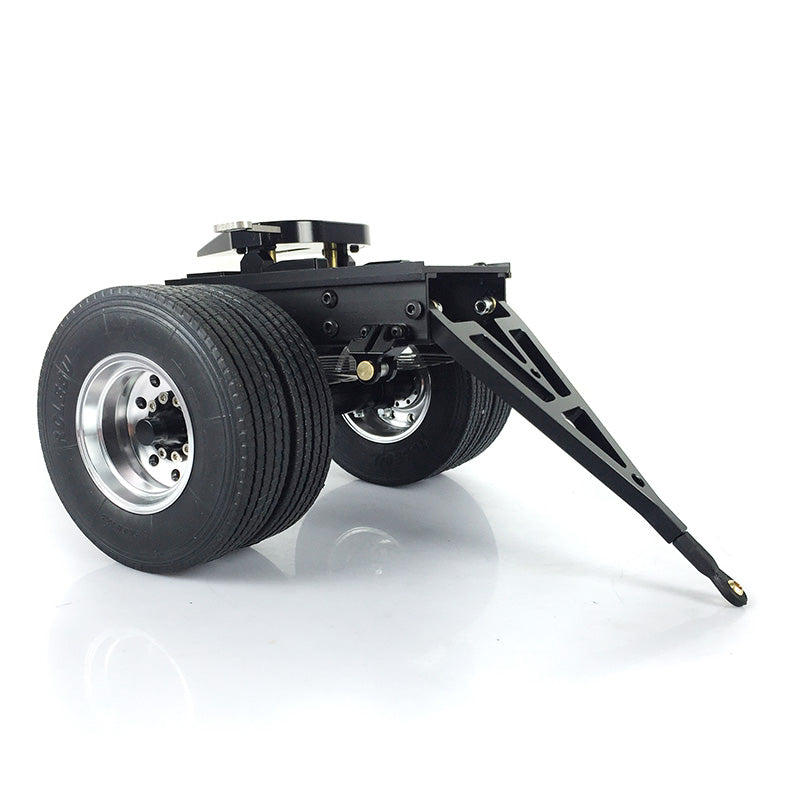 LESU Metal Trailer 25.5*18.2*14CM for 1/14 RC TAMIYA Tractor Truck Car DIY