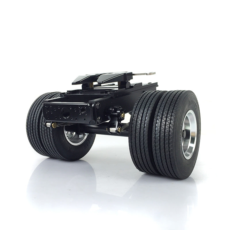 LESU Metal Trailer 25.5*18.2*14CM for 1/14 RC TAMIYA Tractor Truck Car DIY