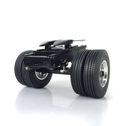 LESU Metal Trailer 25.5*18.2*14CM for 1/14 RC TAMIYA Tractor Truck Car DIY