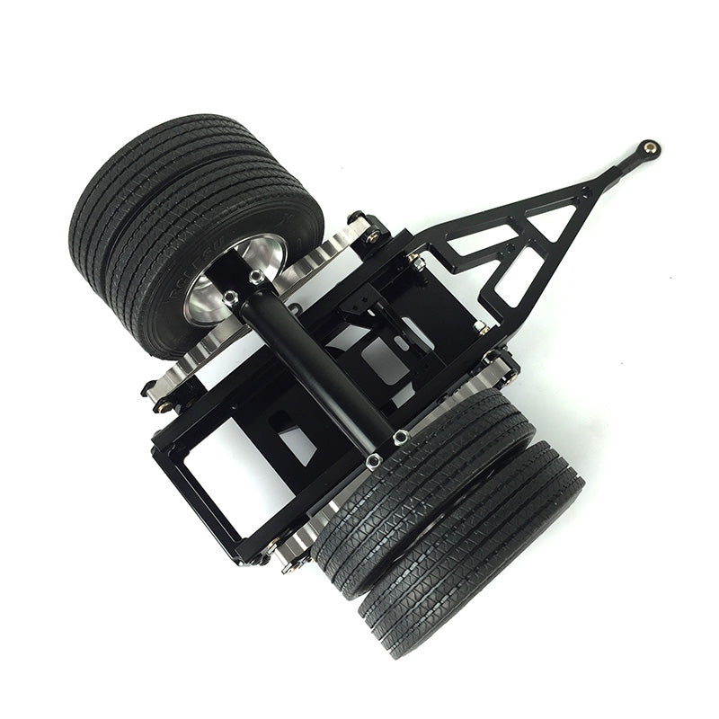 LESU Metal Trailer 25.5*18.2*14CM for 1/14 RC TAMIYA Tractor Truck Car DIY