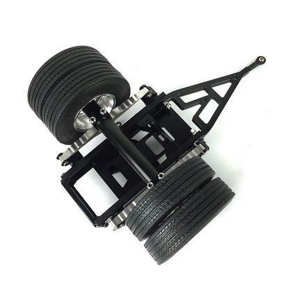 LESU Metal Trailer 25.5*18.2*14CM for 1/14 RC TAMIYA Tractor Truck Car DIY