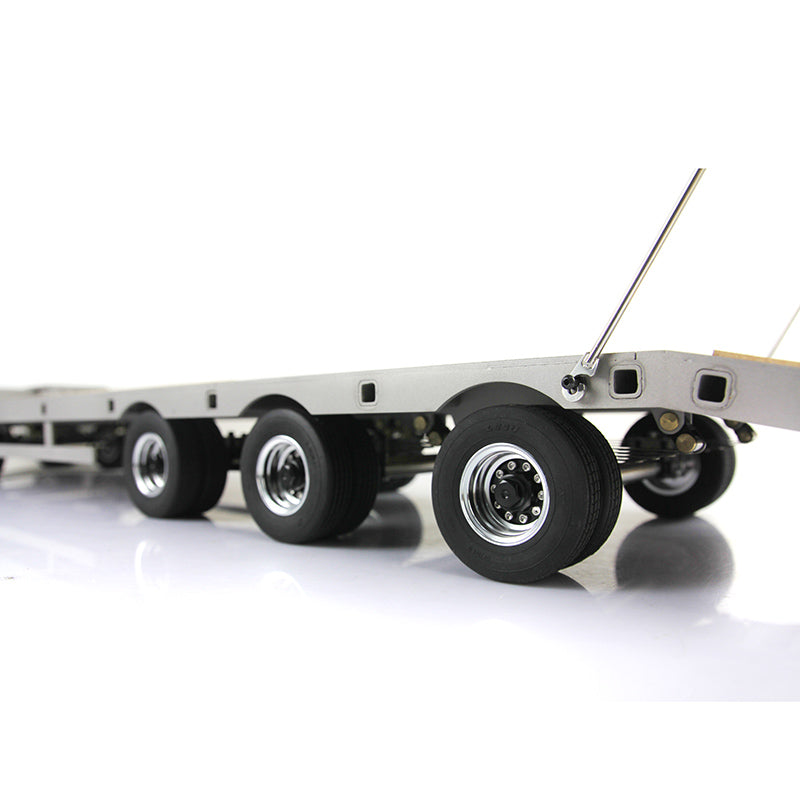 US STOCK Metal Trailer Plate 887.6*190*78MM for LESU TAMIYA 1/14 RC Truck Model Car