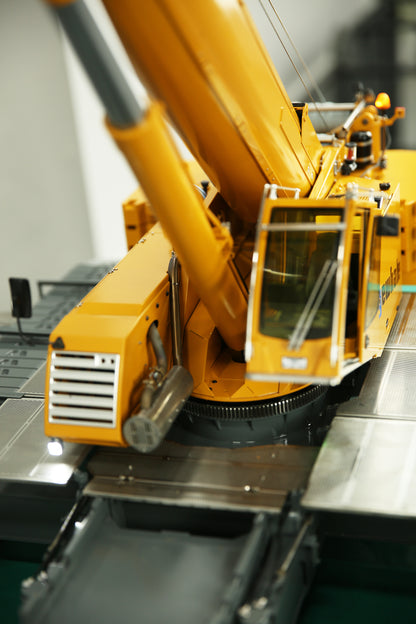 Pre-Order Eyewhale 1/14 Metal Remote Control Hydraulic Telescopic Crawler Crane Truck RC Hoist Model Brushless ESC Frsky Radio 5D Joystick