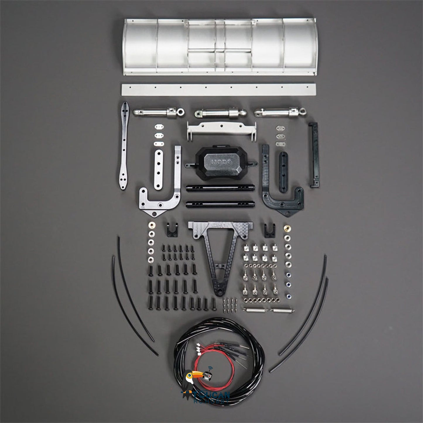 Lame à neige hydraulique en métal pour benne basculante de camion RC 1/14