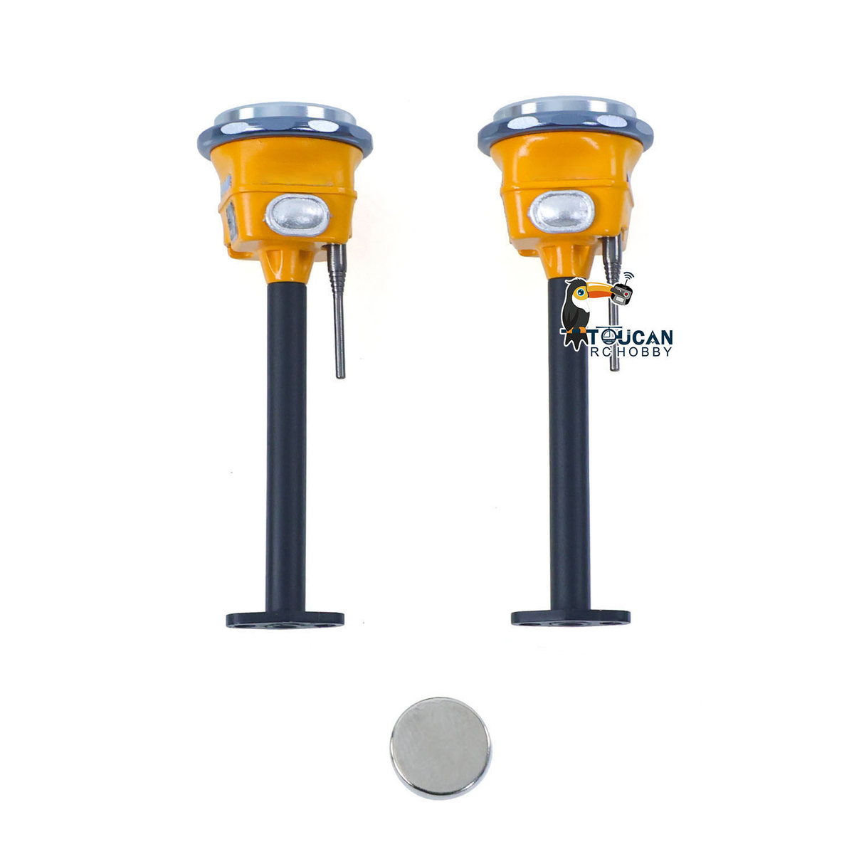 SFROG Metal GPS Bucket Tracks Rubber Pads Fork Ripper for 1/14 RC Hydraulic Excavator ZX135US Digger Upgraded Parts for Construction Vehicle Enthusiast