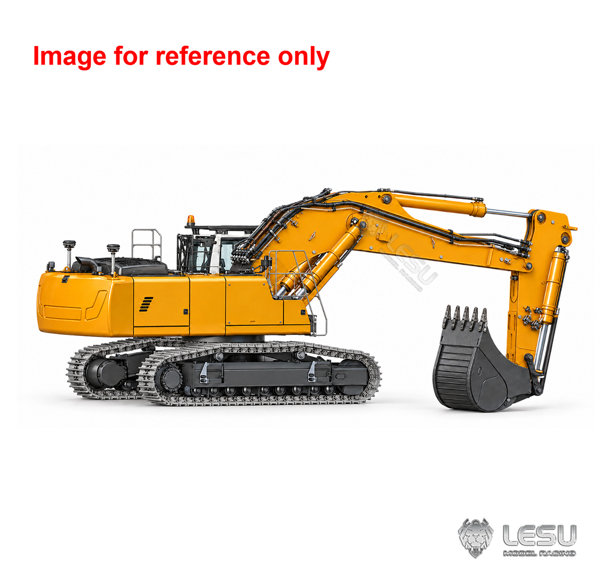 LESU LR956 1/14 Metal 2Arms RC Hydraulic Drive Excavator B0029 Dual Pumps KIT/PNP/RTR with 9CH Valve Light System Electronic Display Screen