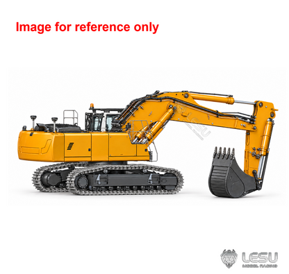 LESU LR956 1/14 Metal 2Arms RC Hydraulic Drive Excavator B0029 Dual Pumps KIT/PNP/RTR with 9CH Valve Light System Electronic Display Screen