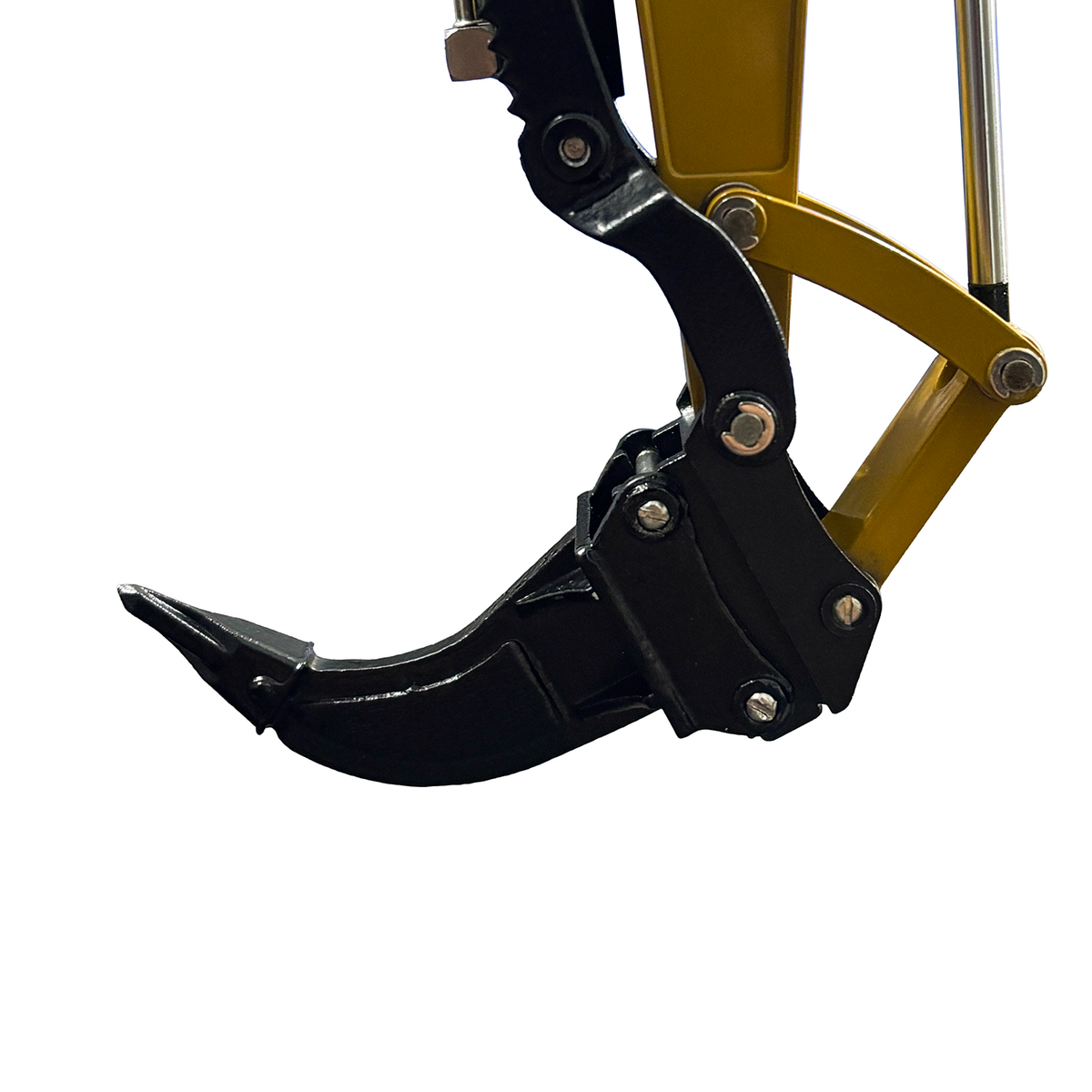 TOUCAN Metal Ripper for 1/14 2Arms Remote Control Hydraulic Excavator C308 4CH Valve RC Digger Engineering Vehicle Quick Coupler