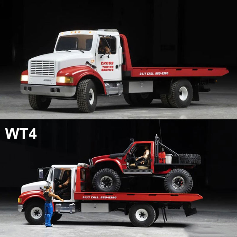 US STOCK CROSSRC WT4 1/10 RC Road Rescue Vehicle Remote Control Wrecker Truck Model KIT