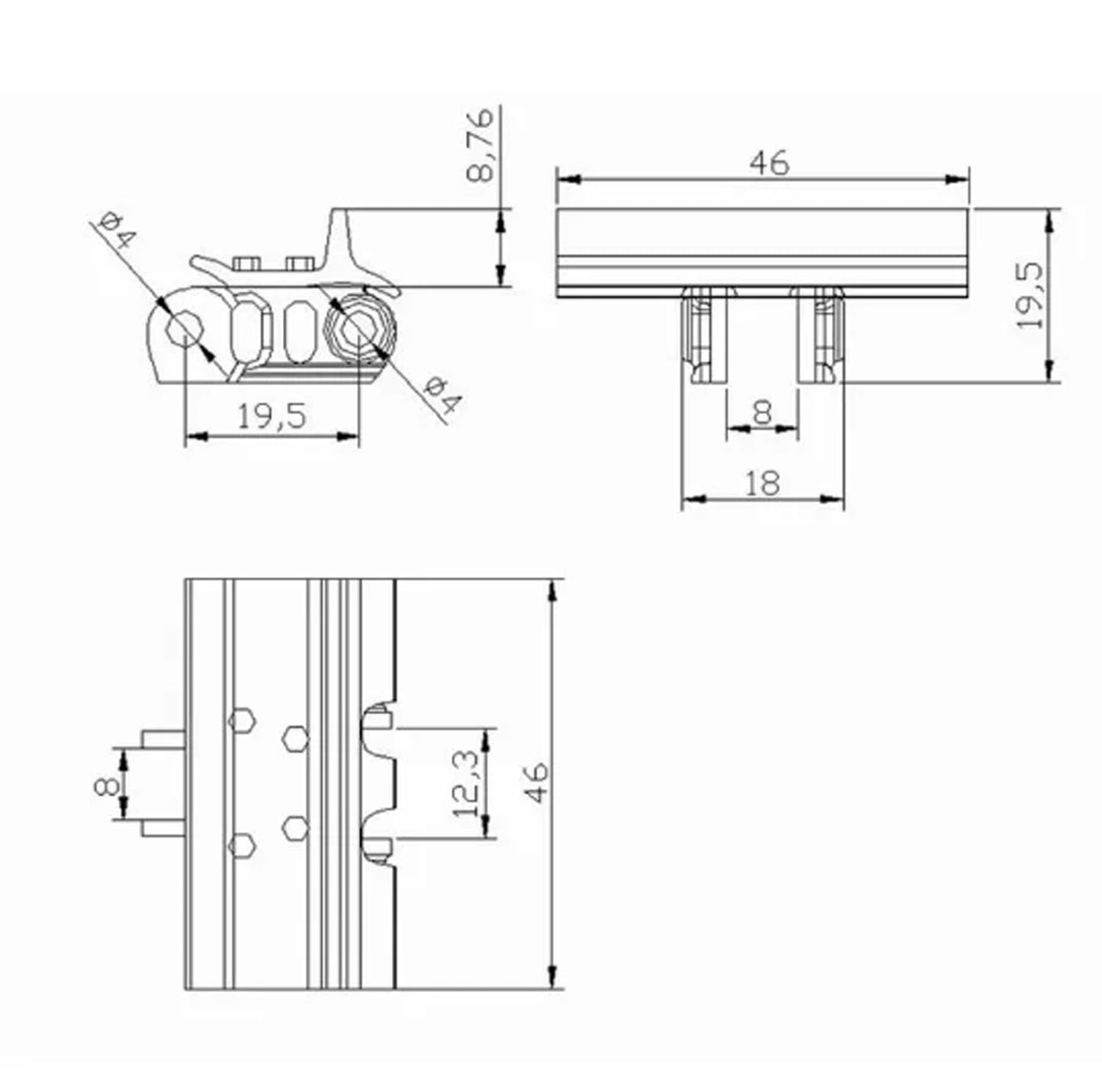 IN STOCK 1/14 JDMODEL Metal Dozer Blades / Tracks Pins for JDM-98 RC Hydraulic DXR2 Bulldozer