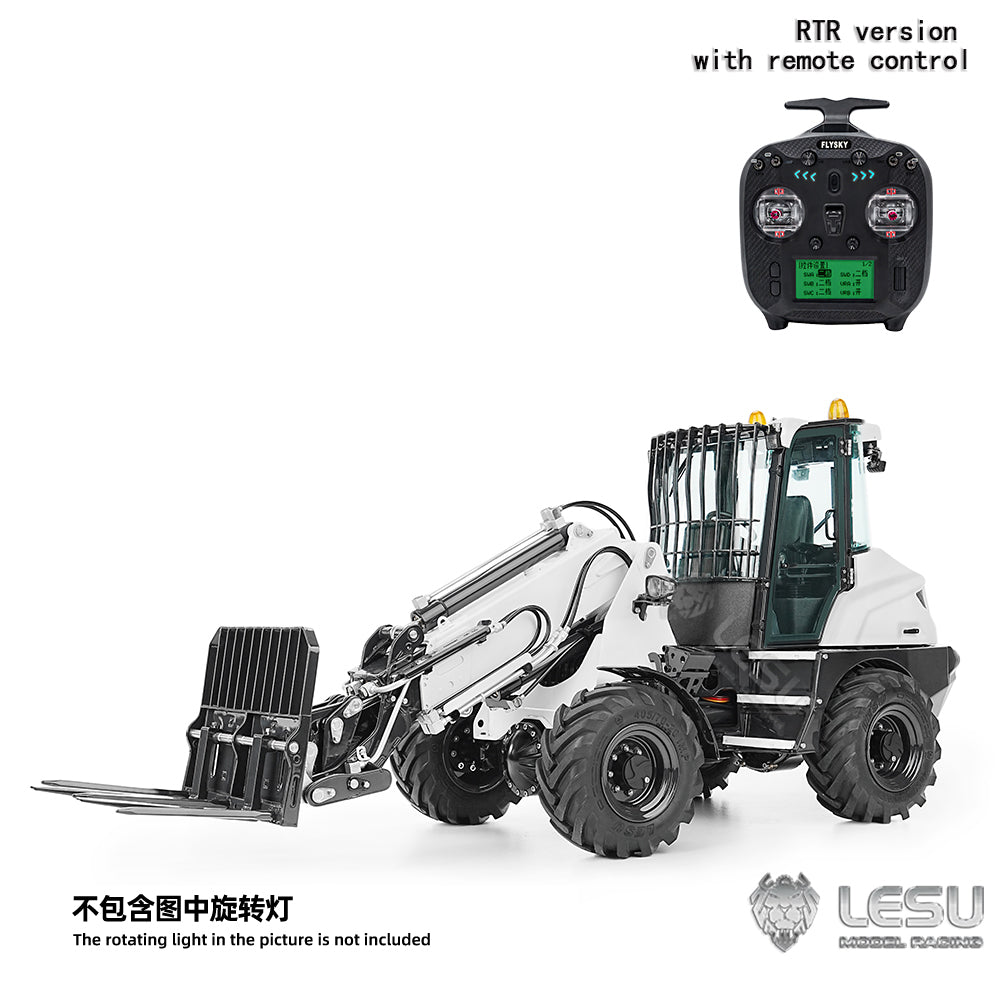 LESU RTR 1/14 Hydraulic RC Telescopic Arm Car Metal Loader AT1050 Forklift Truck