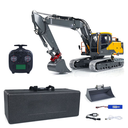 1:14 RC Hydraulic 3 Arms Excavator 160 Metal Remote Control Digger